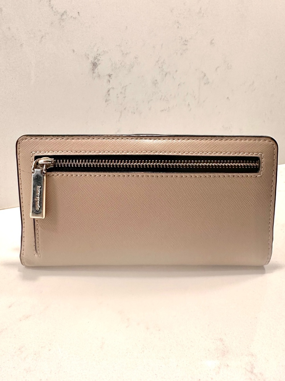 Kate Spade Madison Colorblock Slim Saffiano Leather Bifold Wallet - Picture 2 of 6